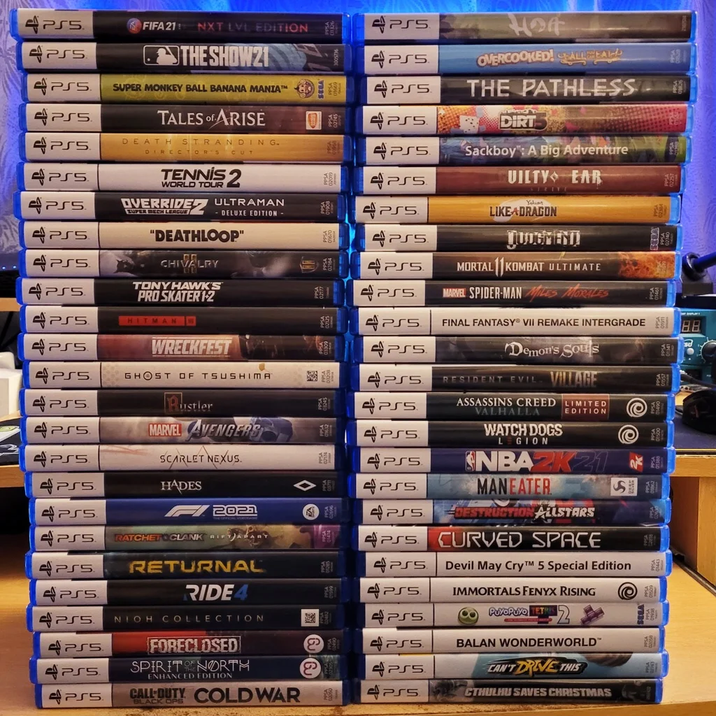 Ps5,4 and 3 CD pallets4
